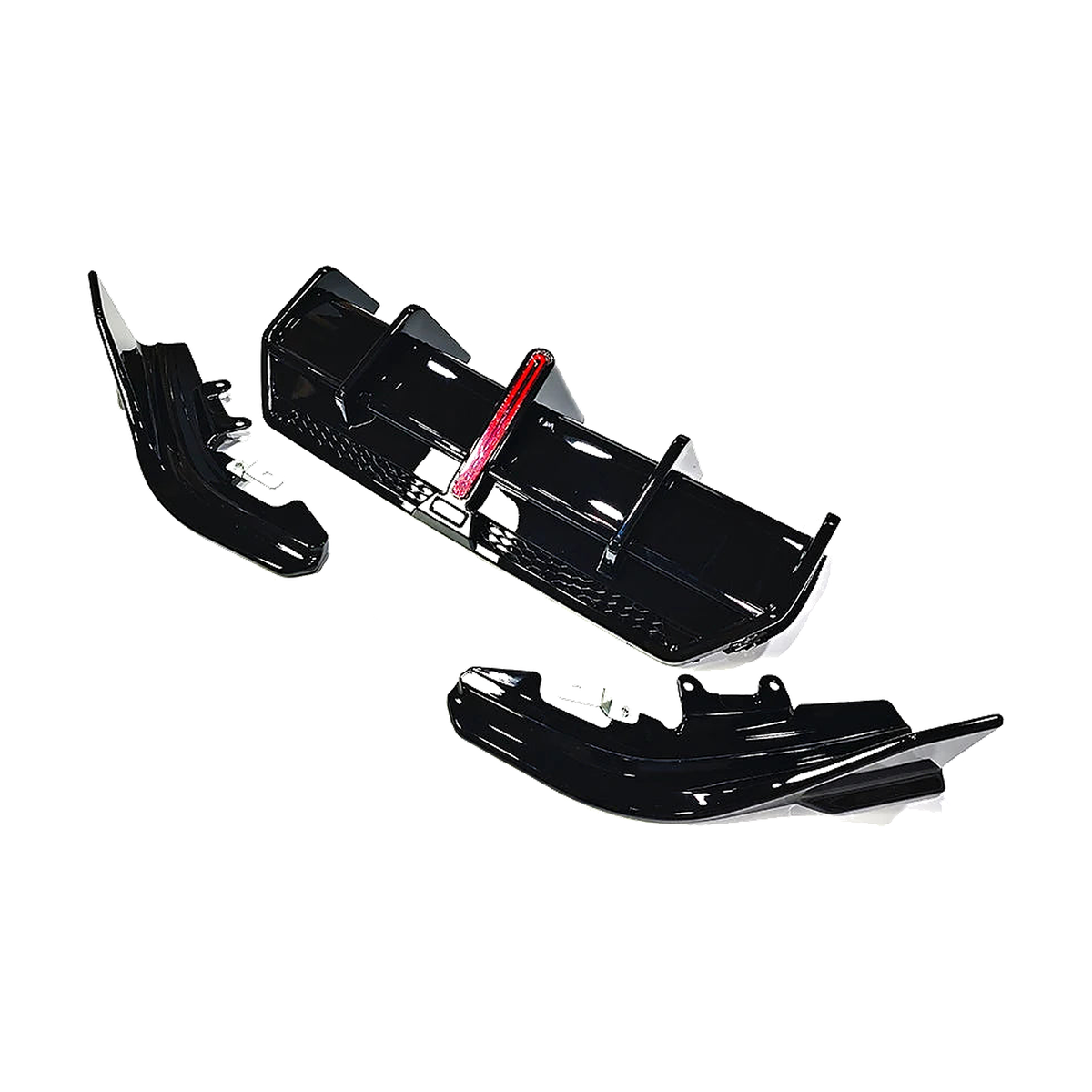 Rear Diffuser with LED for BMW 2 Series G42 M240i, M Sport, view 4