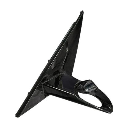 Gloss black mirror base triangle trim, left driver side for BMW 3 Series G20, G21, G28 (2020-2023)