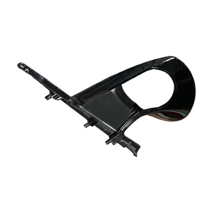 Gloss black mirror base triangle trim, underside mounting clip view for BMW 3 Series G20, G21, G28 (2020-2023)