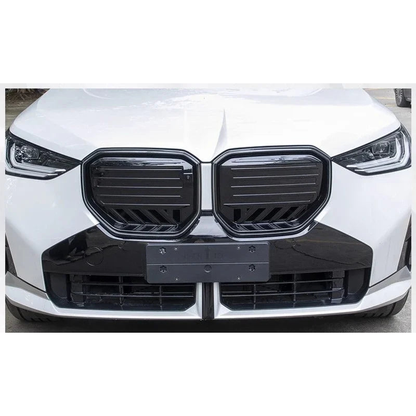 Gloss Black Kidney Grille Overlay for BMW X3 G45, Black 2PCS
