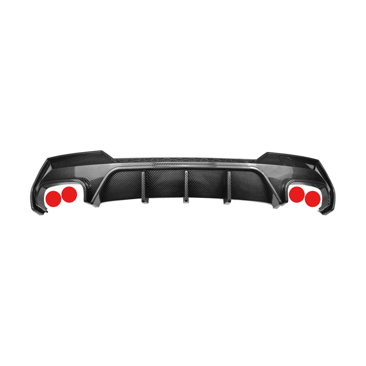 Rear Diffuser with Light for BMW 4 Series G22, G23 M Sport
