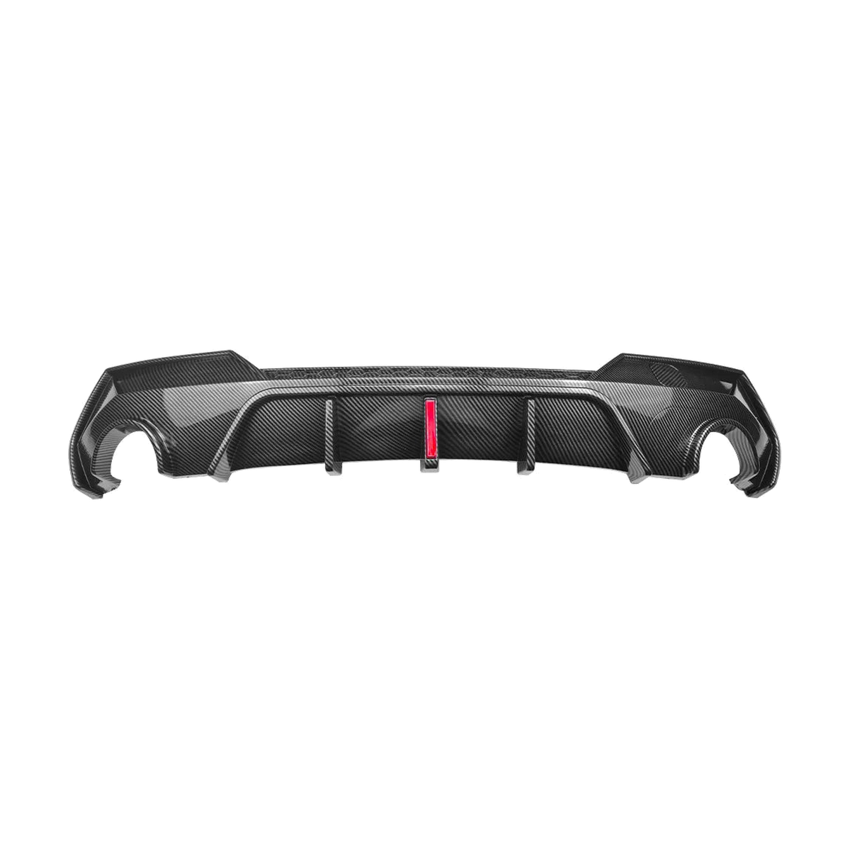 Rear Diffuser with Light for BMW 4 Series G22, G23 M Sport, Dual side with O B1
