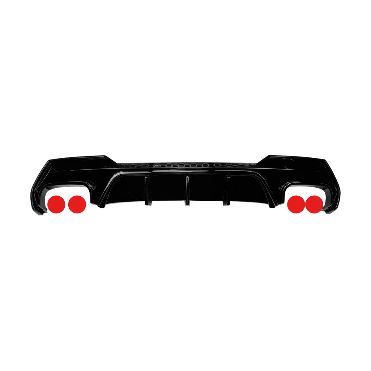 Rear Diffuser with Light for BMW 4 Series G22, G23 M Sport, Dual side with OO C