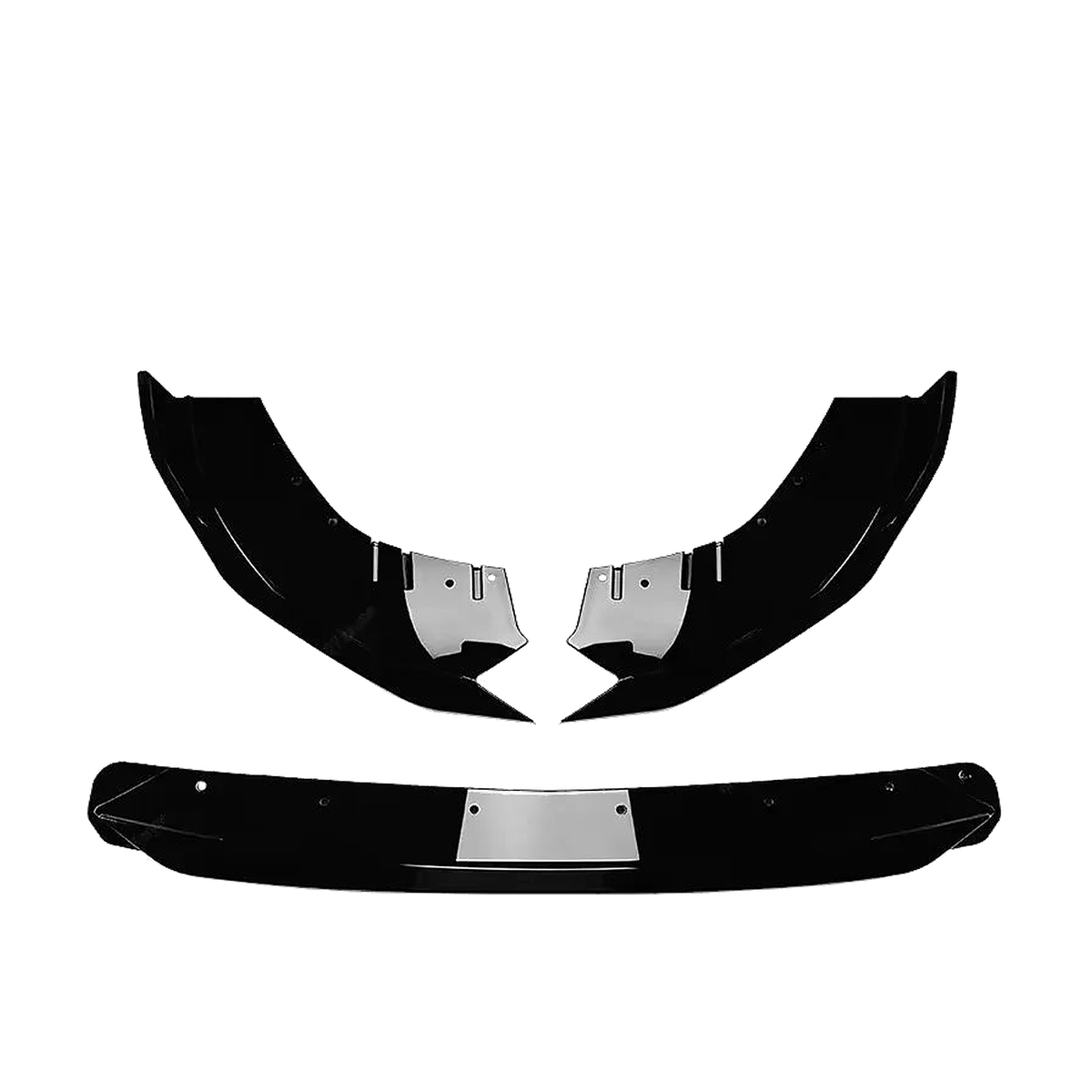 Front Bumper Lip Splitter for BMW 2 Series G42, M Sport, Gloss Black
