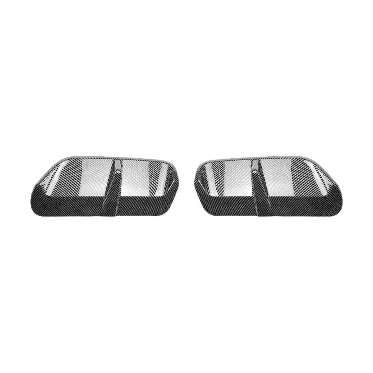 Rear Diffuser Trim for BMW X1 U11, M Sport, Carbon Look