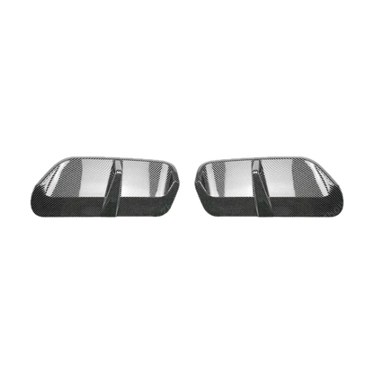 Rear Diffuser Trim for BMW X1 U11, M Sport, Carbon Look