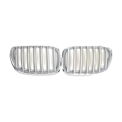 Kidney Grille Set for BMW X5 E53, Chrome 04-06