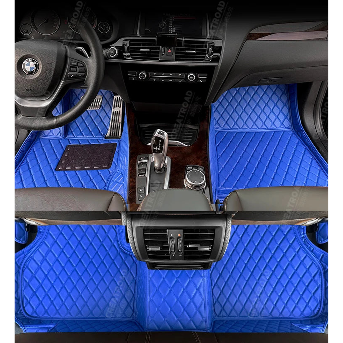 Custom Floor Mats for BMW 3 Series G20, FLOOR-BLUE
