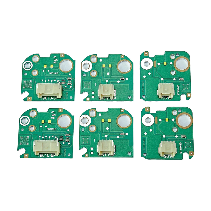 Set of six yellow LED DRL chip modules (3 left, 3 right) for BMW F30, F31 LCI headlights (2016-2019)