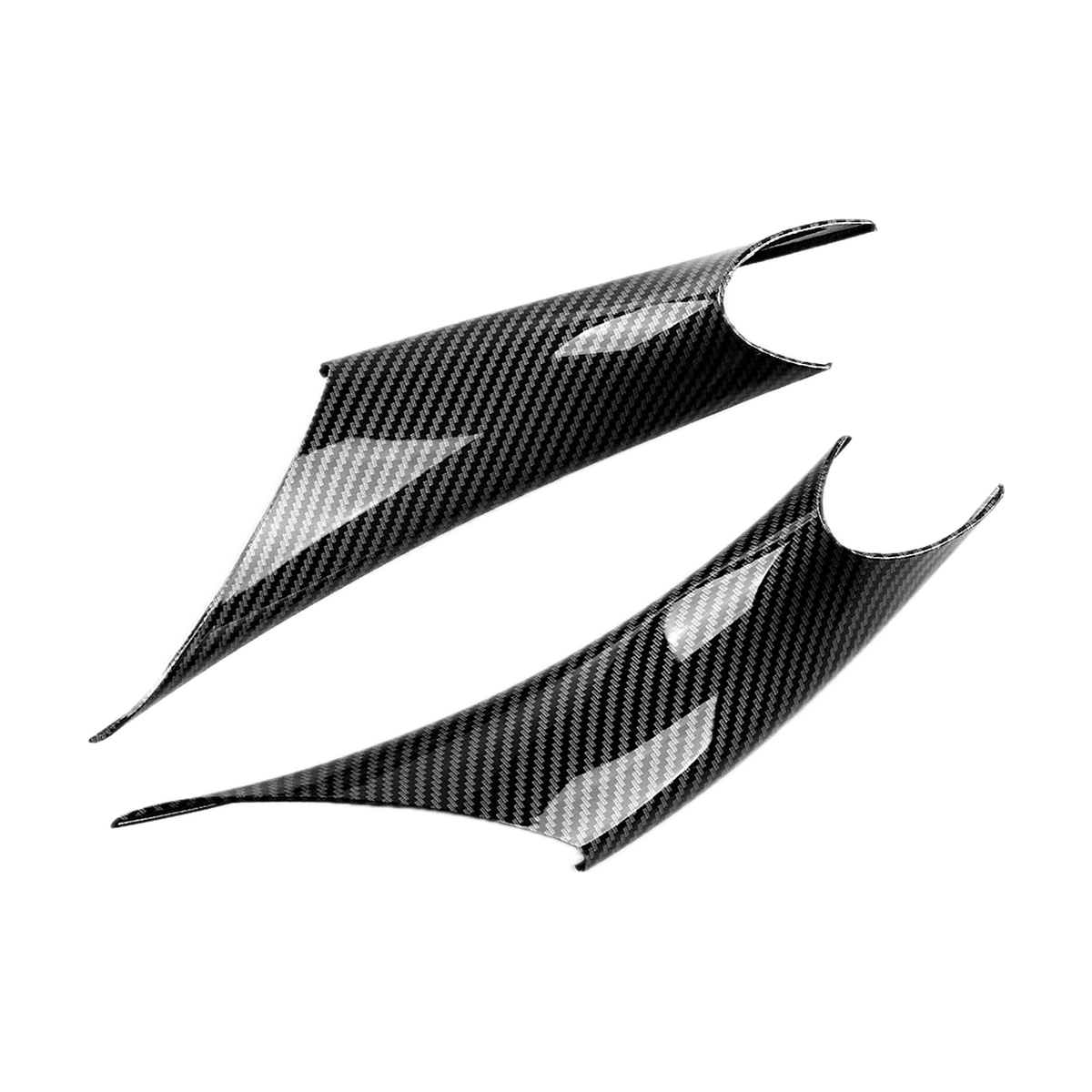 Carbon fibre pattern inner door grab handle covers, pair, for BMW F30 / F31 / F34 / F32 / F33 / F36