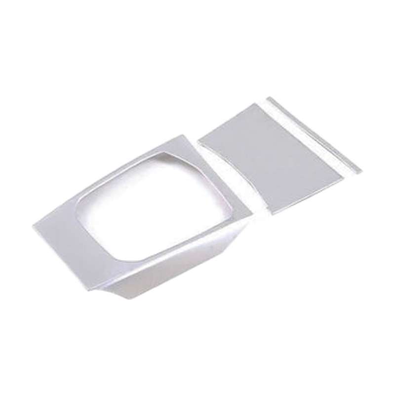 Brushed silver gear shift panel trim, three piece set, for BMW 3 Series G20 / G28 LHD