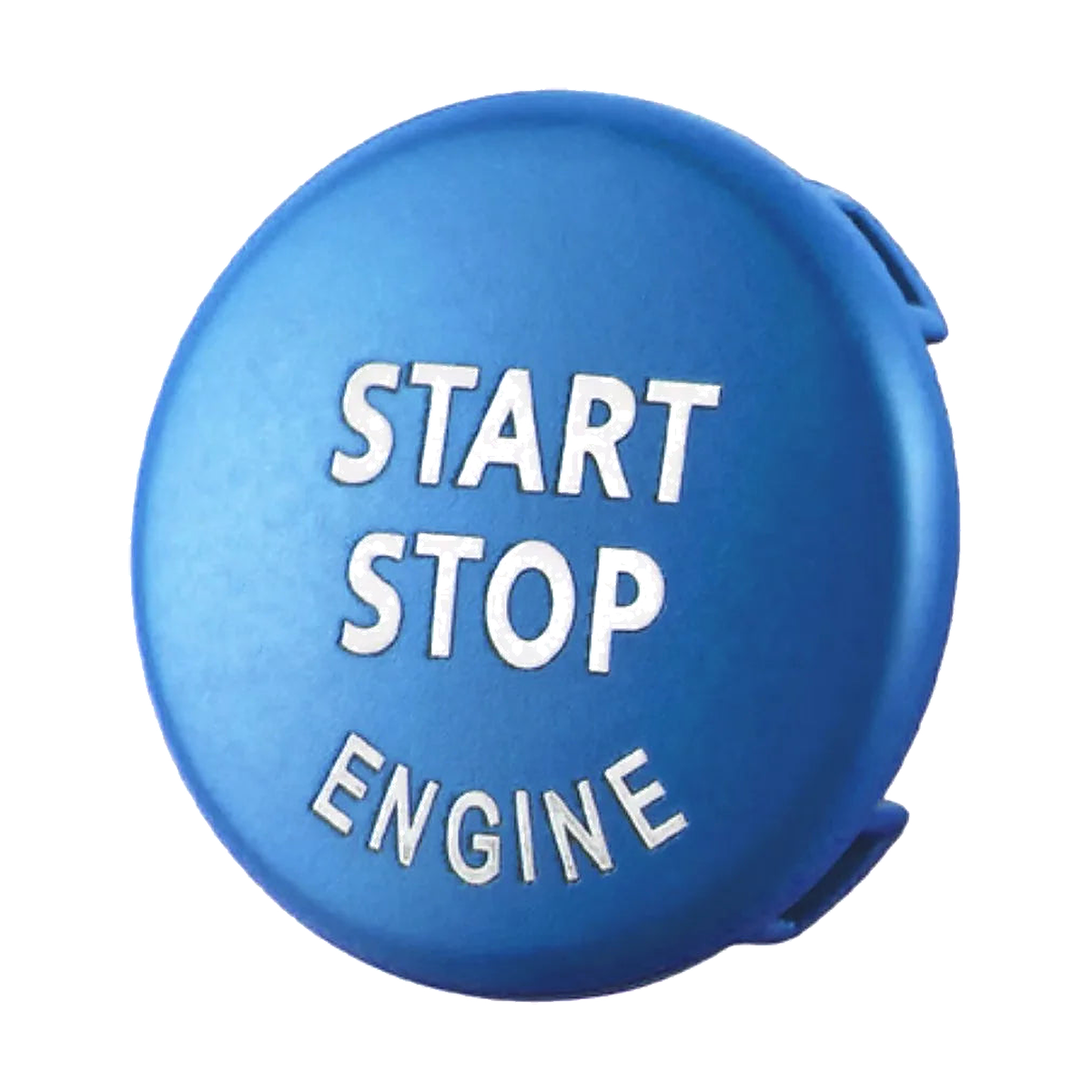 Matte blue start/stop button cover for BMW E90, E91, E60, E70, E71, E84, E89 (2003-2016)