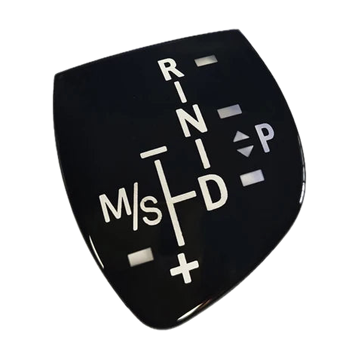 Type B short pattern shift gate sticker overlay for BMW F20, F22, F30, F10, F01, F25, F26 (2009-2018)