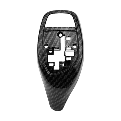 Carbon fiber look Type B gear selector cover shell for BMW F20, F22, F30, F10, F01, F25, F26 (2009-2018)