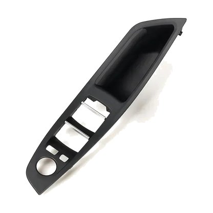 Black door pull handle trim panel, front view, for BMW 5 Series F10/F11/F18 (2010-2017)