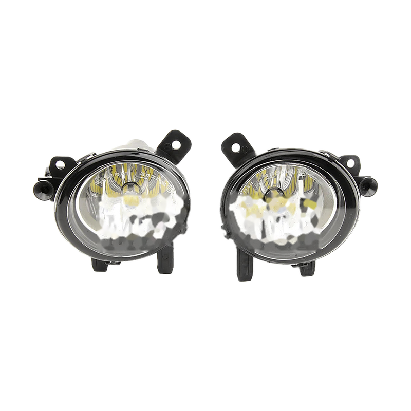 Angel eye LED fog light pair, front view, for BMW 1/2/3/4 Series F20, F22, F30, F32 (2011-2019)