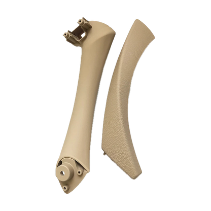 Beige inner door pull handle with cover, right side, for BMW 3 Series E90 / E91 / E92