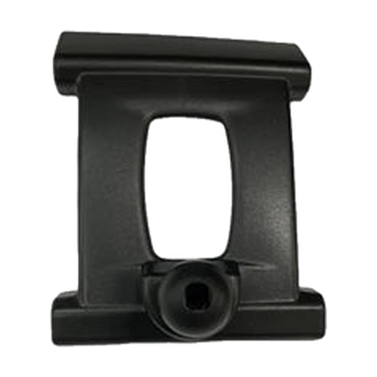 Black phone mount frame with 17 mm ball, top view, for BMW 1 Series 118i 2018