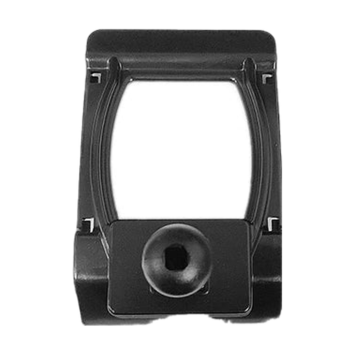 Black phone mount frame with 17 mm ball, top view, for BMW 3 Series 2005-2012