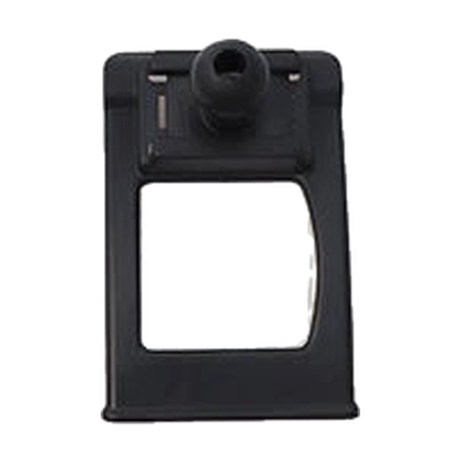 Black phone mount frame with 17 mm ball, front view, for BMW X3/X4 2011-2016