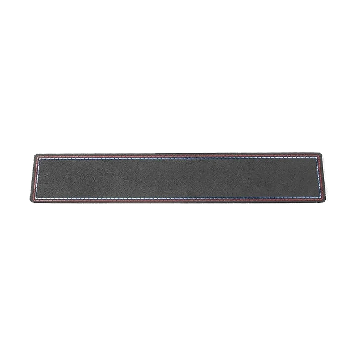 Black Alcantara dashboard anti-dust pad with red and blue stitching for BMW 3 Series F30, 4 Series F32, F34