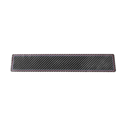 3D carbon fiber leather dashboard anti-dust pad with red and blue stitching for BMW 3 Series F30, 4 Series F32, F34