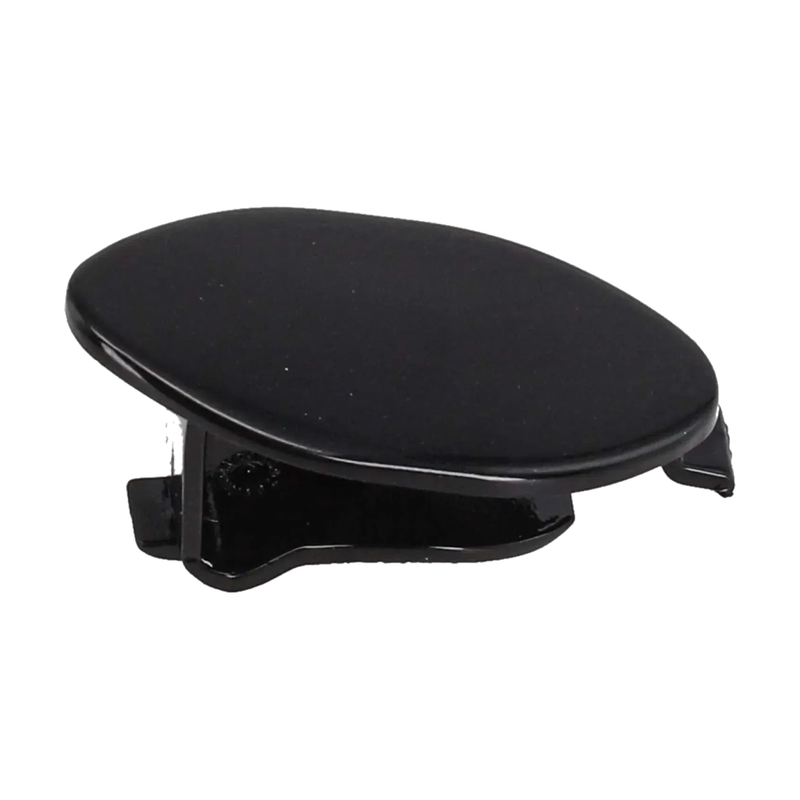 Black door handle keyhole cap, angled view, for BMW G20, G30, G01, G05, G06 (2019-2023)