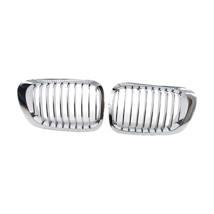 Chrome kidney grille pair for BMW 3 Series E46 M3 2-Door, 1997-2001