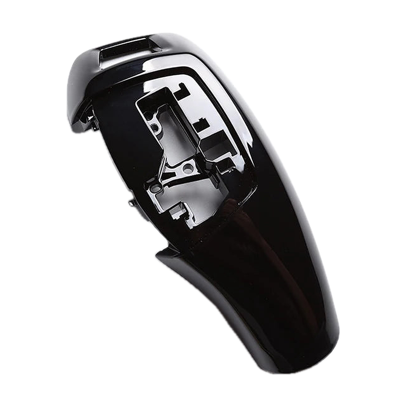 Gloss black gear selector knob cover, left hand drive, angled view, for BMW F30 / F10 / F20 / F32 / F25