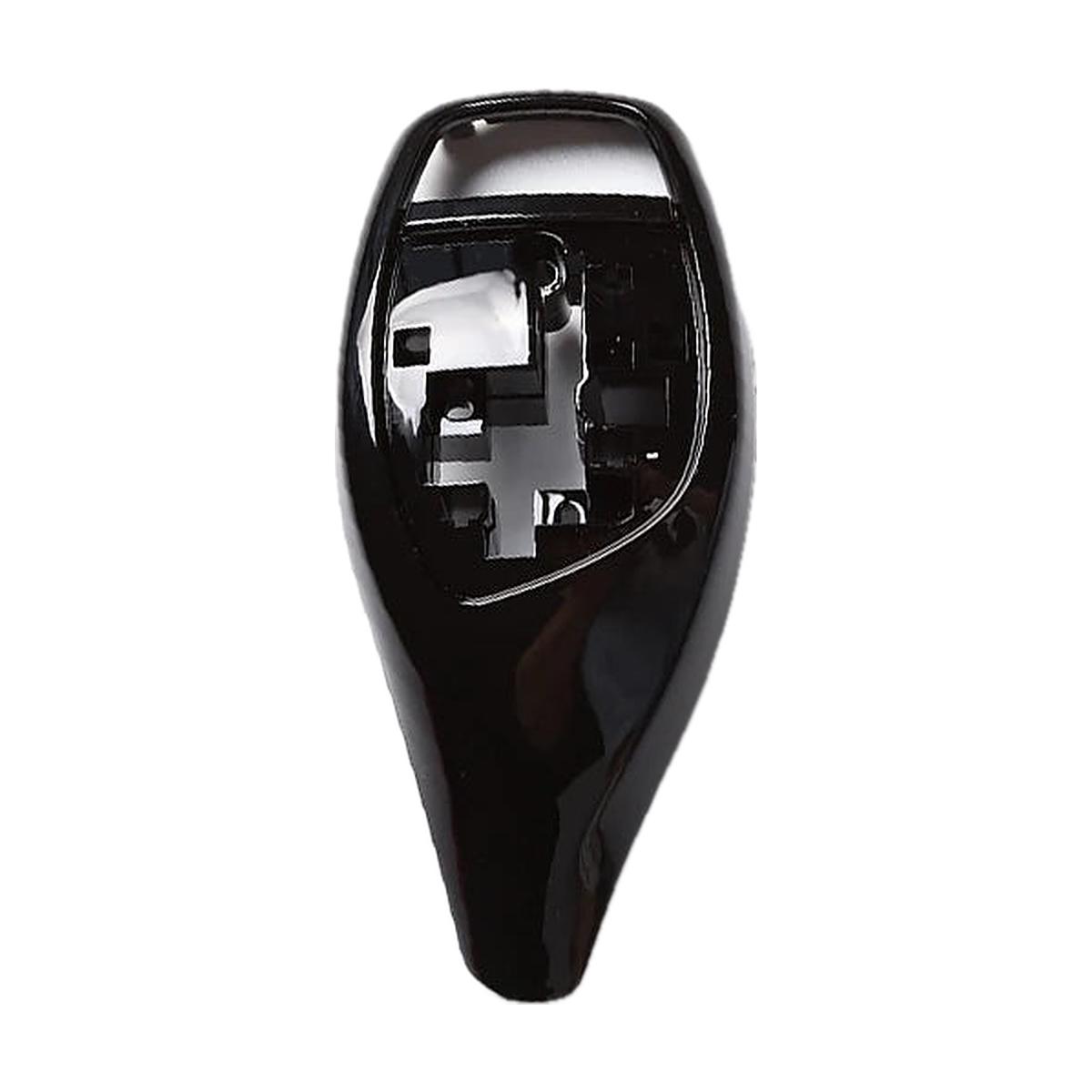 Design A gloss black gear selector knob cover, front view, for BMW F30 / F10 / F20 / F32 / F25