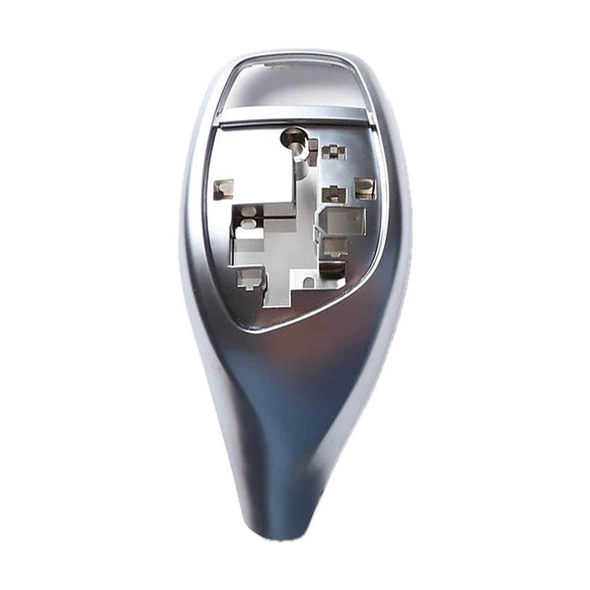 Design A silver gear selector knob cover, front view, for BMW F30 / F10 / F20 / F32 / F25