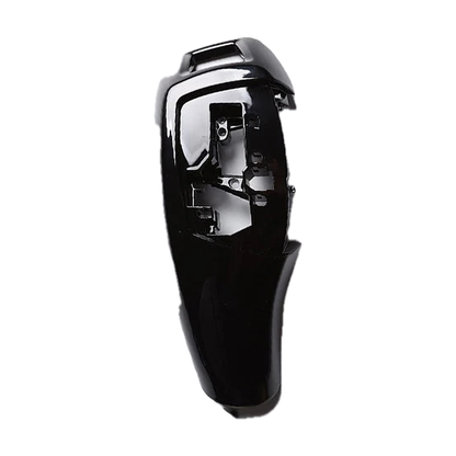 Design B gloss black gear selector knob cover, right hand drive, side view, for BMW F30 / F10 / F20 / F32 / F25
