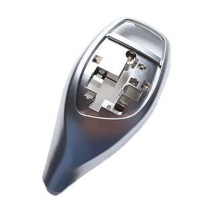 Silver automatic gear selector cover for BMW F30, F32, F10, F06, F12