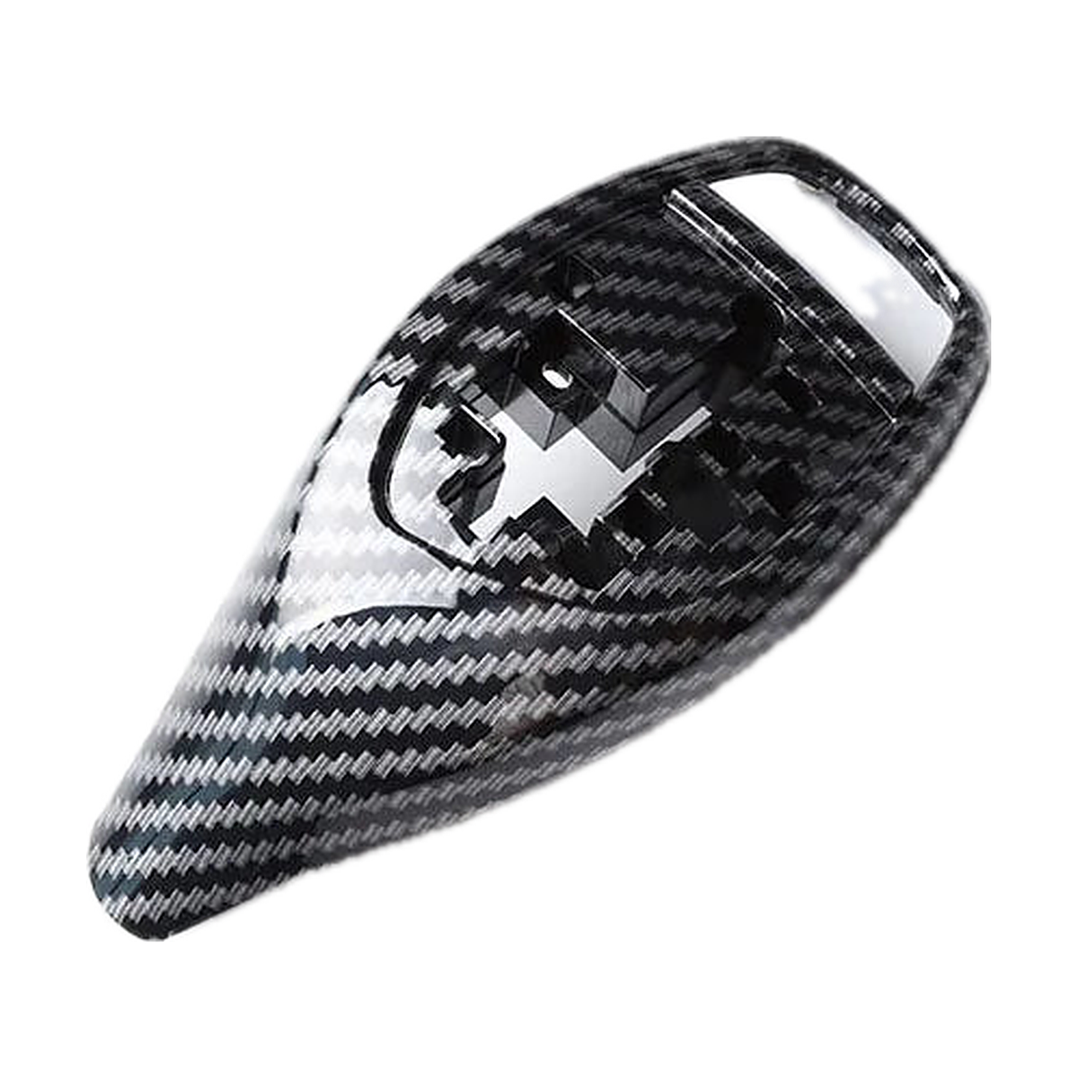 Gloss carbon fiber look automatic gear selector cover for BMW F30, F32, F10, F06, F12