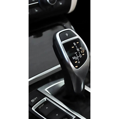 Automatic gear selector cover fitted in a BMW center console for F30, F32, F10, F06, F12