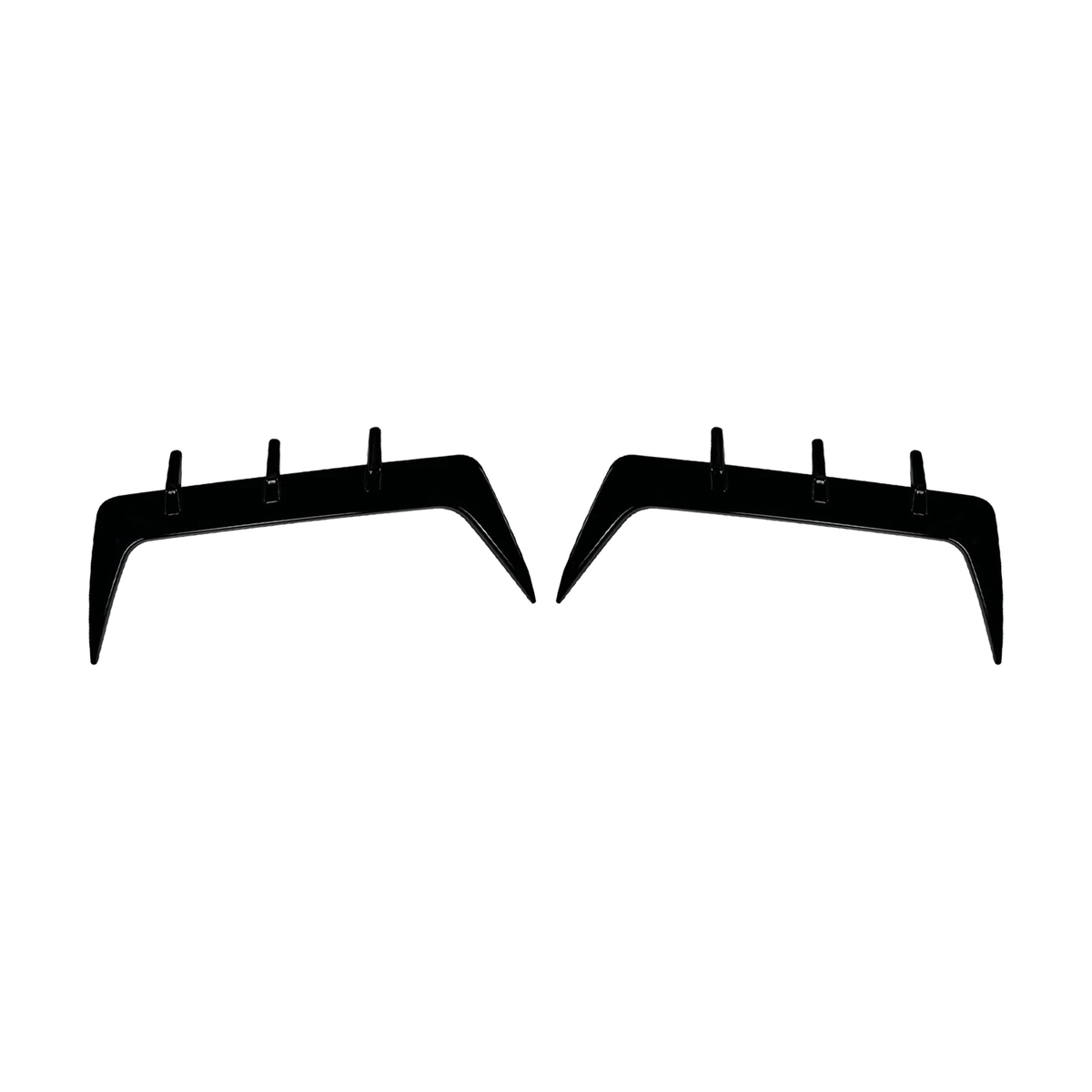 Glossy black rear bumper side vent trim pair for BMW 2 Series F74 M Sport (2024+)