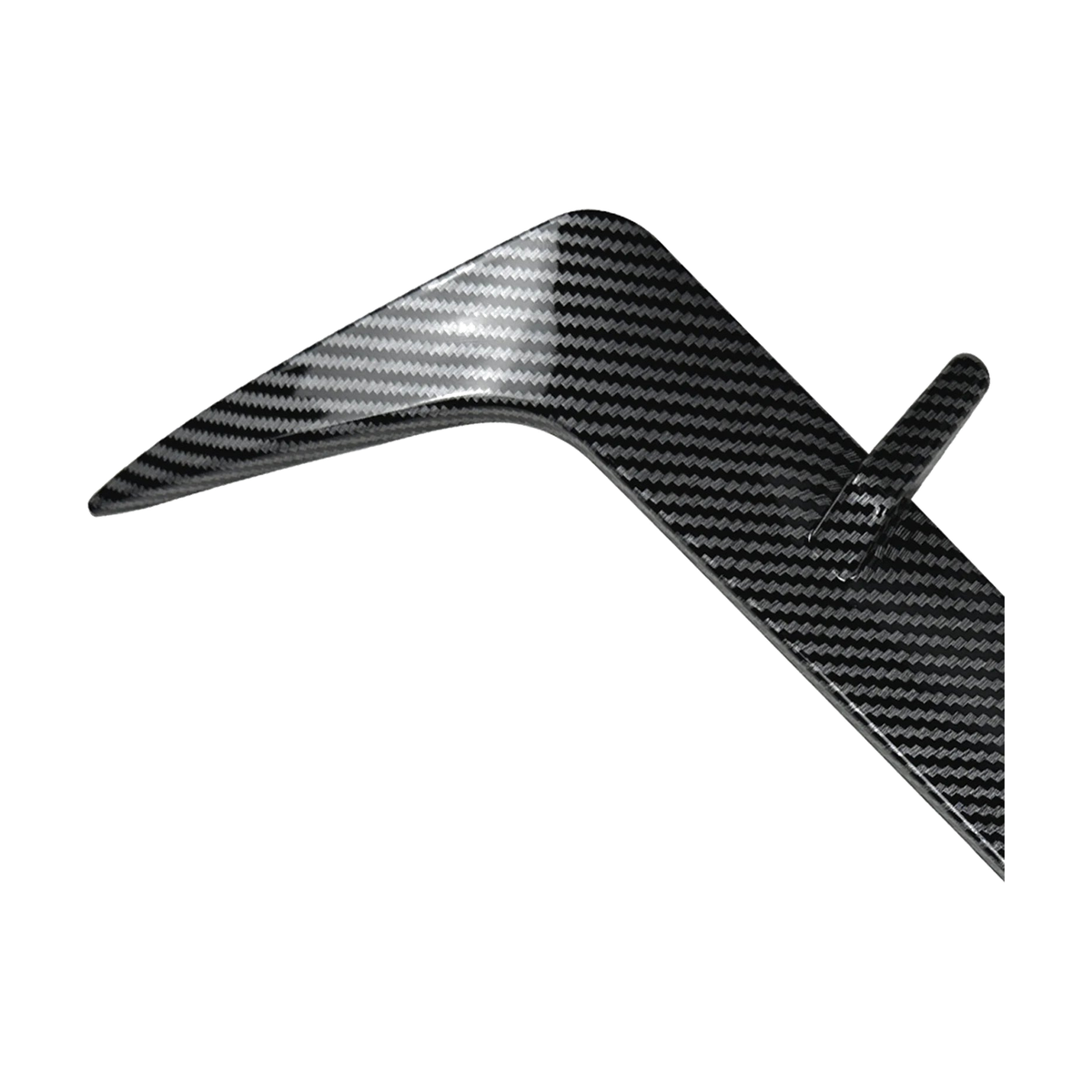 Carbon fiber look rear bumper vent trim, close-up, for BMW 2 Series F74 M Sport (2024+)