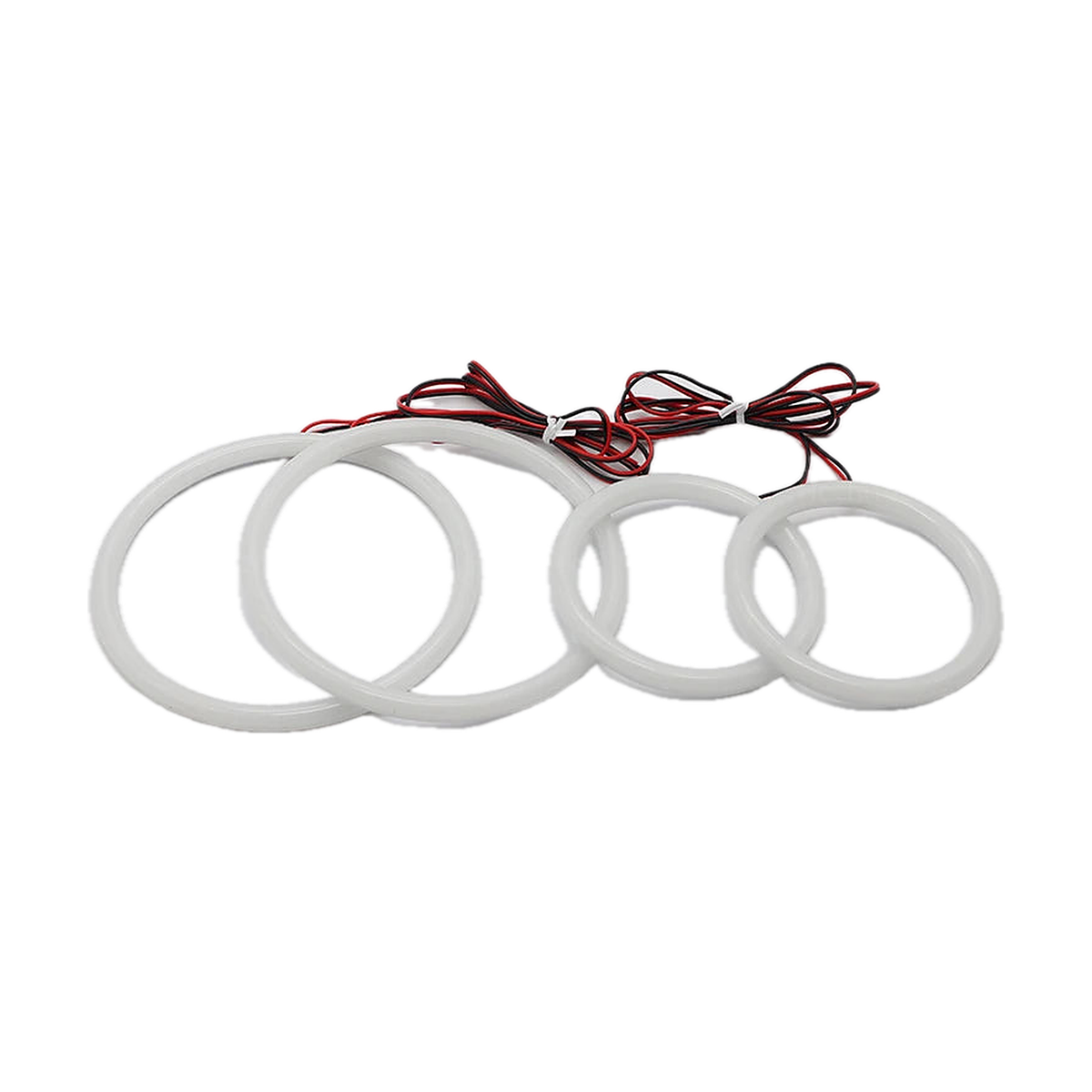 White LED angel eye halo rings, set of four, for BMW 3 Series E92 / E93 and M3 2007-2013