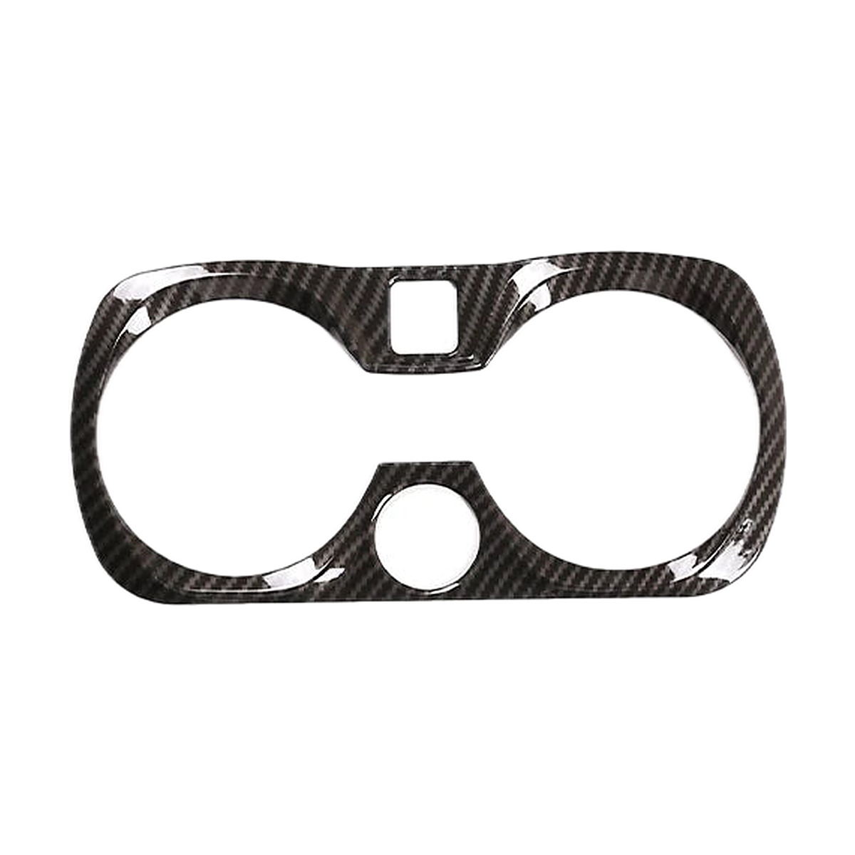 Carbon-look cup holder frame cover, No. 2, for BMW 3 Series G20 LHD 2020-2022