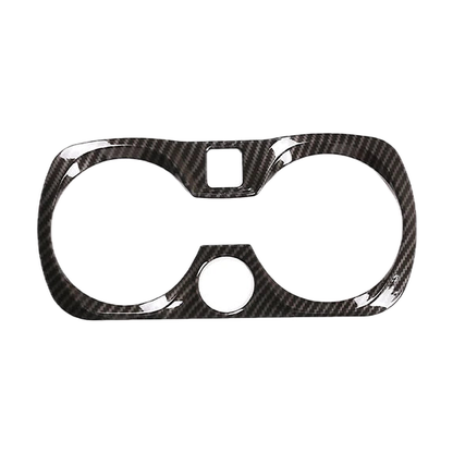 Carbon-look cup holder frame cover, No. 2, for BMW 3 Series G20 LHD 2020-2022