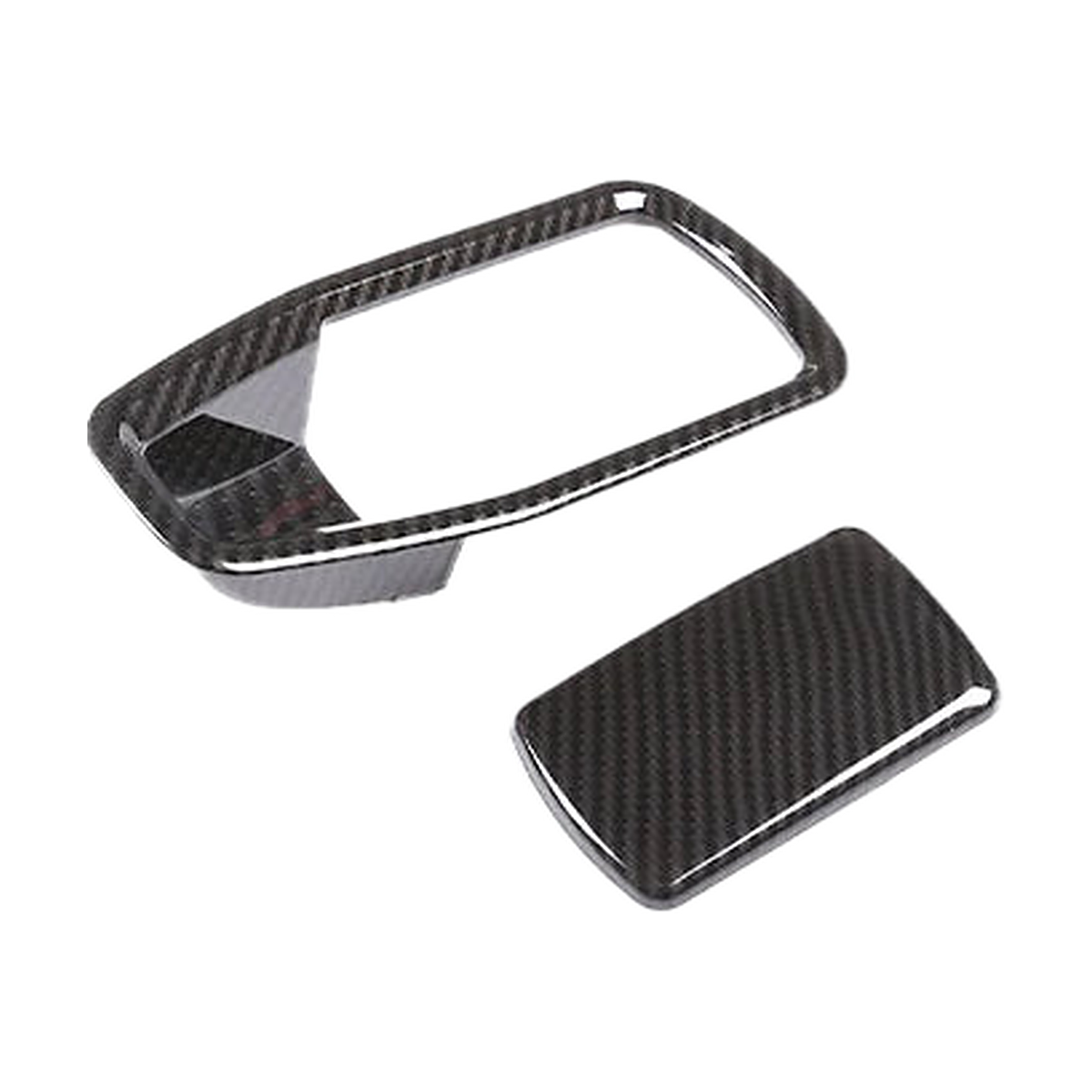 Carbon-look glovebox handle frame and cover, No. 9, for BMW 3 Series G20 LHD 2020-2022