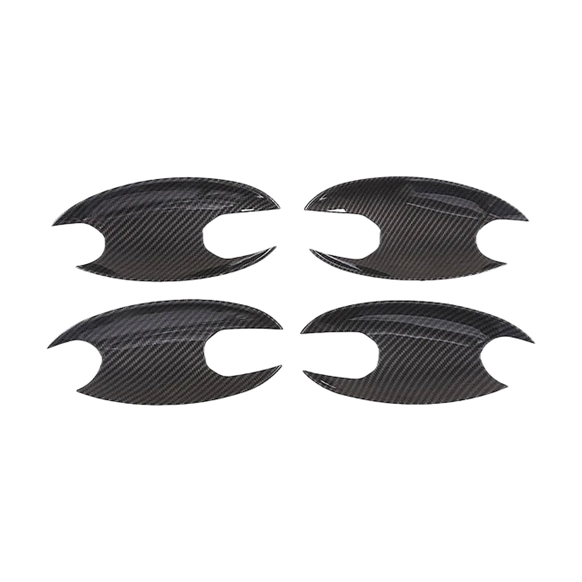 Carbon-look exterior door handle bowl covers, set of 4, No. 10, for BMW 3 Series G20 LHD 2020-2022