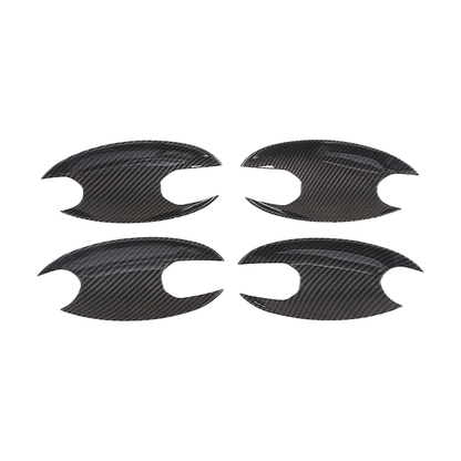 Carbon-look exterior door handle bowl covers, set of 4, No. 10, for BMW 3 Series G20 LHD 2020-2022
