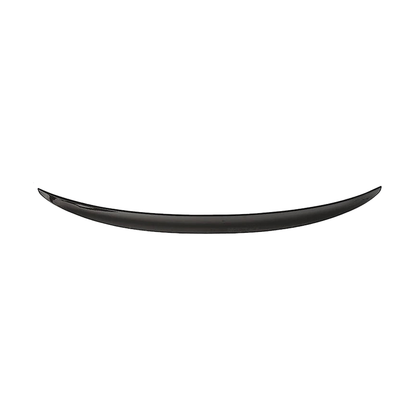 MP style boot lip spoiler in gloss black, rear view, for BMW F32 / F33 / F36 4 Series