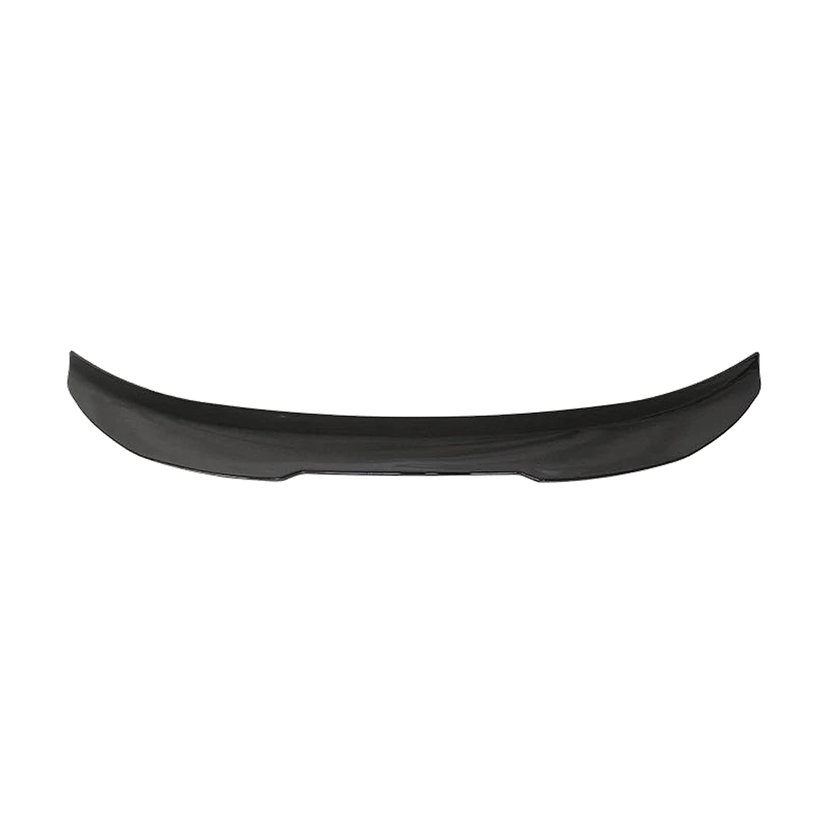 PSM style boot lip spoiler in gloss black, rear view, for BMW F32 / F33 / F36 4 Series