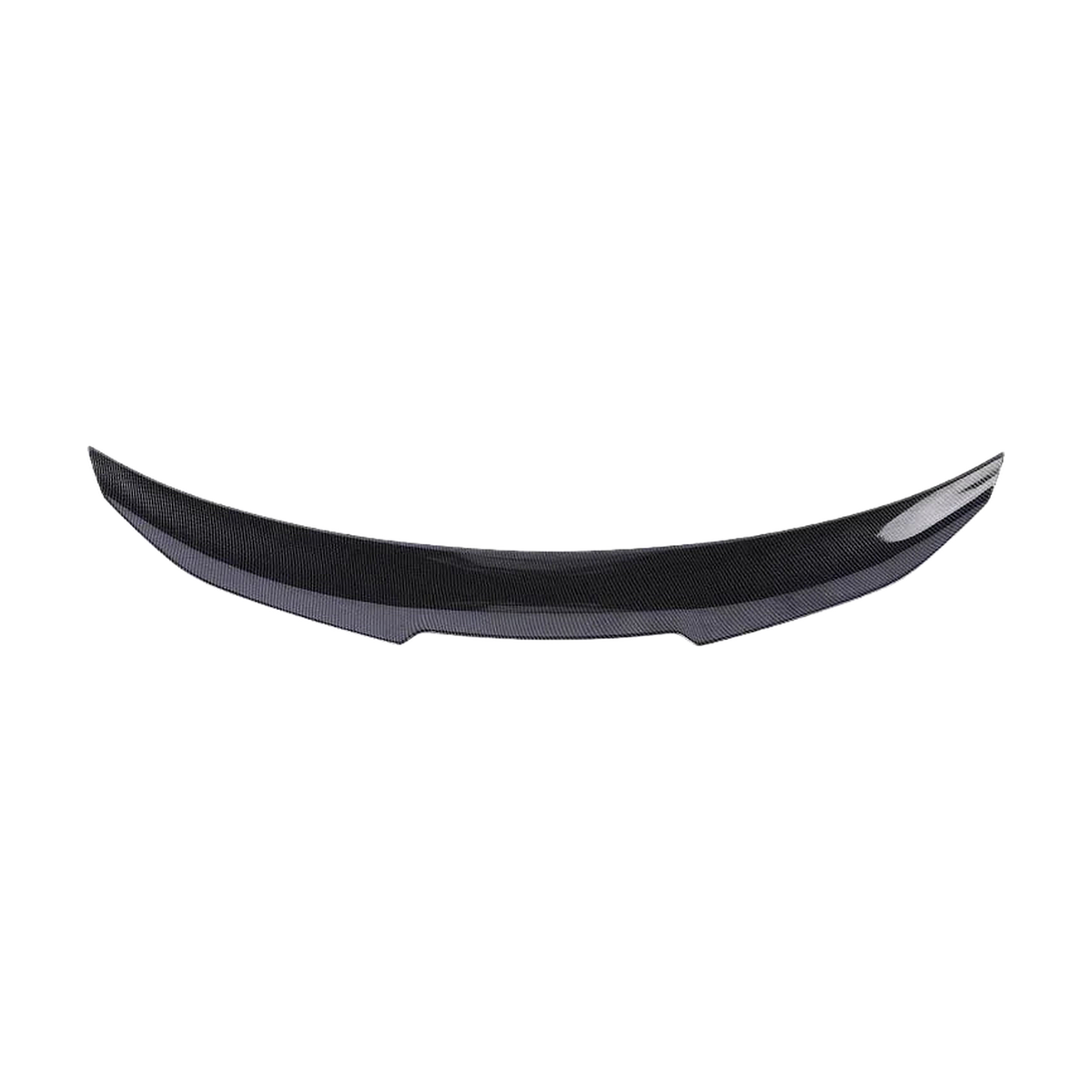 Carbon look PSM style rear boot spoiler, front view, for BMW F32 / F33