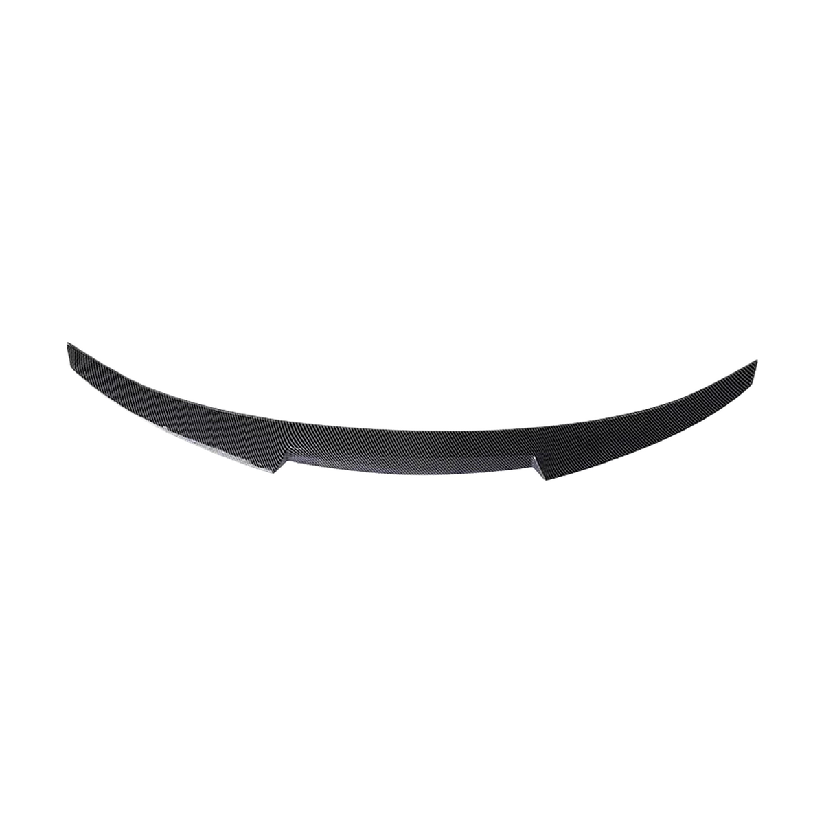 Carbon look M4 style rear boot spoiler, front view, for BMW F36 Gran Coupe