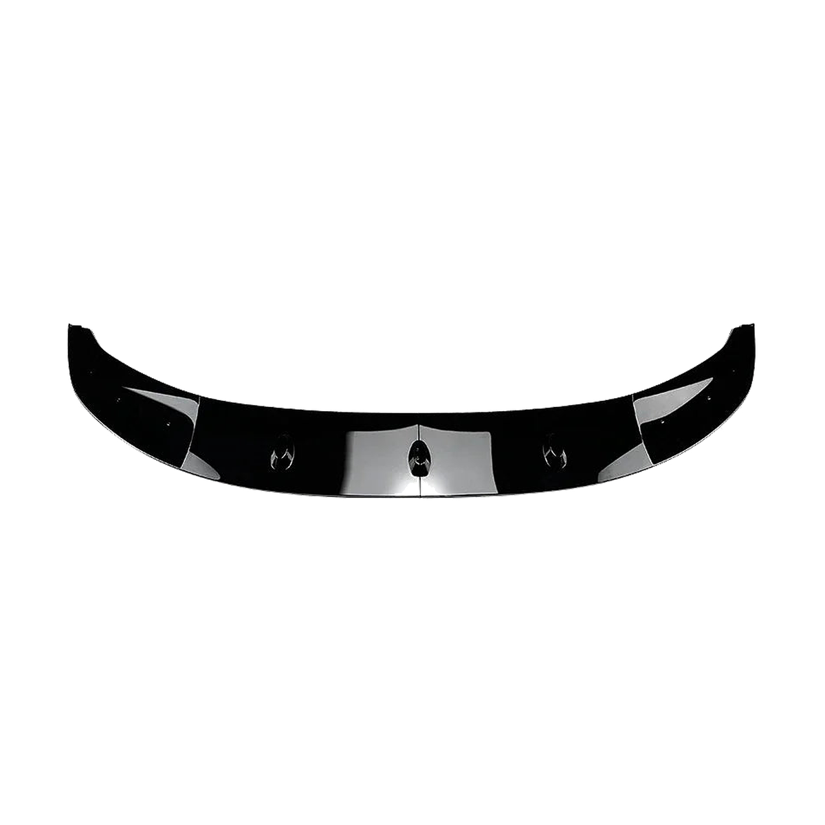 Gloss black front lip splitter, centre piece for BMW 5 Series F10, F11 M Sport (2013-2016)