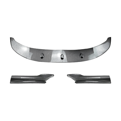 Carbon look front lip splitter with side winglets, full set for BMW 5 Series F10, F11 M Sport (2013-2016)