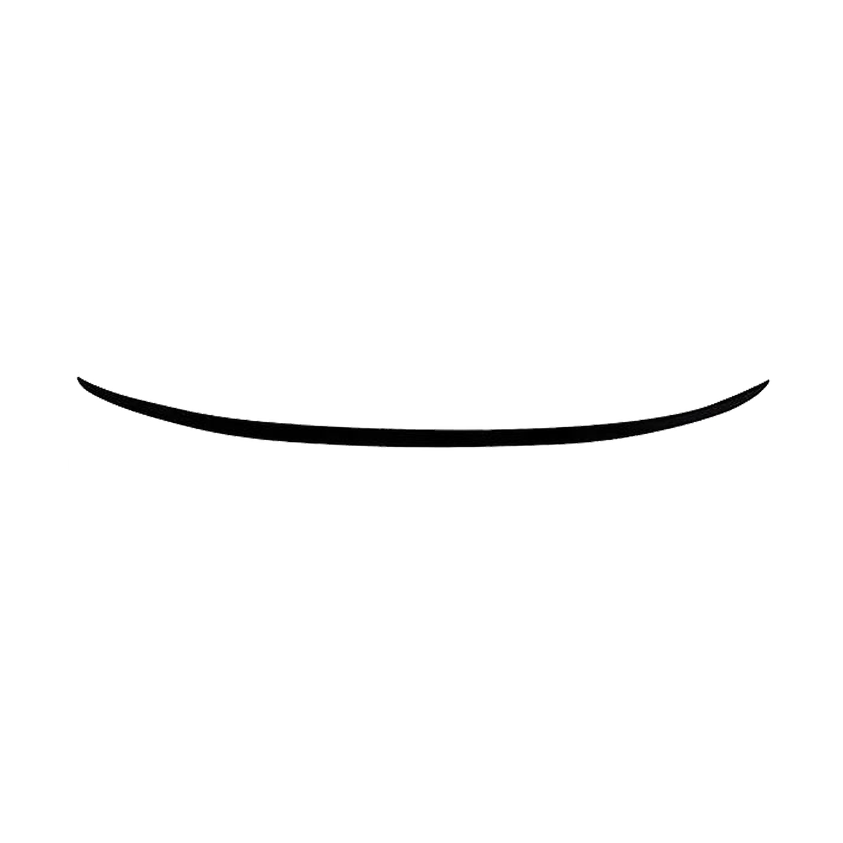 Gloss black M5 style boot spoiler, full view, for BMW 5 Series F10 / F18 saloon (2010-2017)